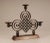 Gilbert Poillerat French Art Deco Wrought Iron Candleholder by Gilbert Poillerat, 1940s For Sale - Image 4 of 12