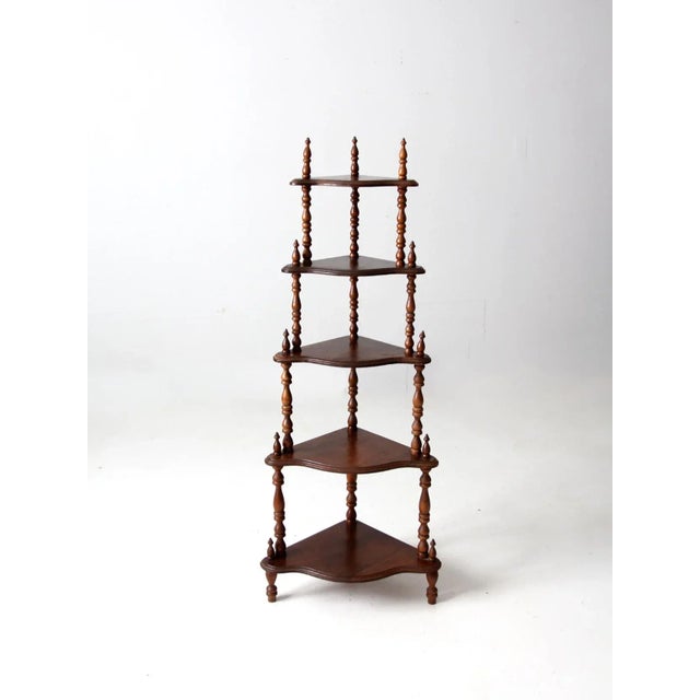 Victorian Antique Corner Shelf For Sale - Image 3 of 13