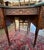 1920s Vintage French-Style Carved Walnut Desk Kidney Shaped For Sale In Los Angeles - Image 6 of 10