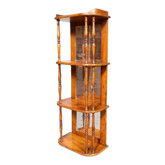 William IV Maple Hanging Wall Shelf For Sale
