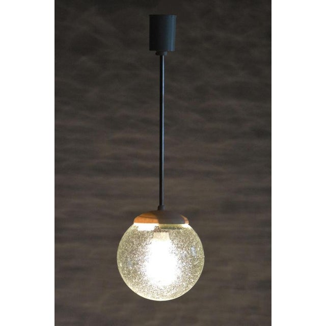 Gold Mid-Century Chandelier in Chromed Steel, Plastic, and Glass, Czech, 1960s For Sale - Image 8 of 10