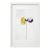 Framed Organic Modern Minimalist Flower Study | Botanical Painting | Herbarium Wall Art For Sale