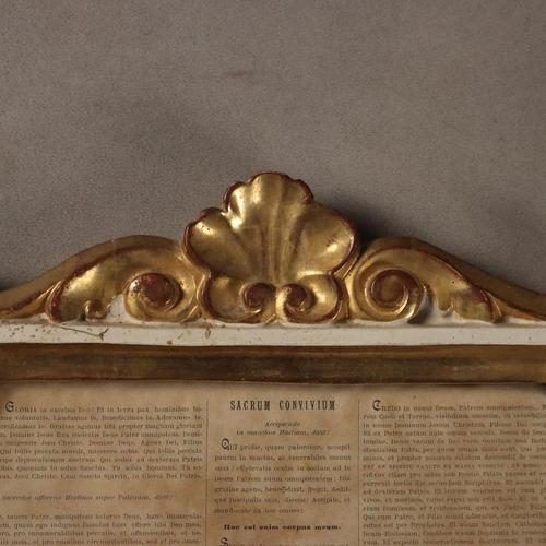 Antique Neo-Baroque Altar Cards in Carved Wood, Italy, 19th Century, Set of 3 For Sale - Image 4 of 16