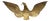 1910s Vintage Cast Brass Eagle Finial For Sale