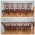 Late 20th Century Vintage Farmhouse Style Solid Cherry Wheat Sheaf Back Dining Chairs - Set of 7 For Sale - Image 9 of 13