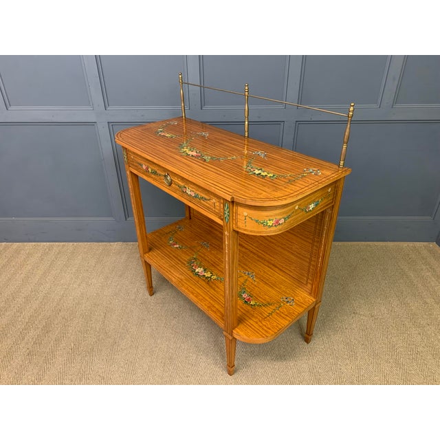 Painted Satinwood Side Table, 1910 For Sale - Image 13 of 18