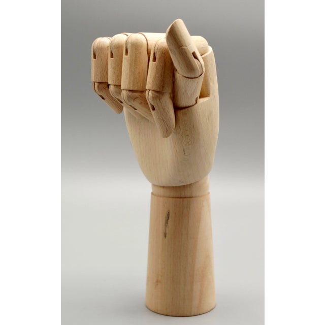 Vintage Antique Wooden Articulated Hand Model Chairish