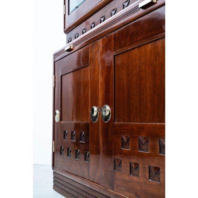 Art Nouveau Bookcase by the Circle of Prof. Josef Hoffmann / Joseph Maria Olbrich, Vienna, Austria, 1901 For Sale - Image 10 of 16