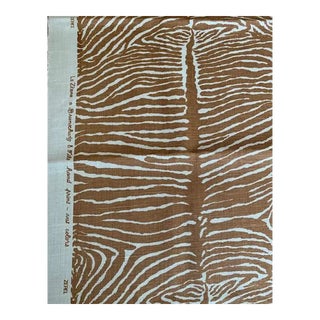 Brunschwig and Fils "Le Zebre" Fabric - 2 Yards For Sale
