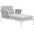 Ribbons white divan by mowee dimensions: d91 x w155 x h81 cm (seat height 42cm) material: aluminum and upholstery. Weight:...
