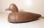 Folk Art Antique Hand Carved Wood Flat Bottom Folk Art Duck Decoy Bird Sculpture Statue For Sale - Image 3 of 12
