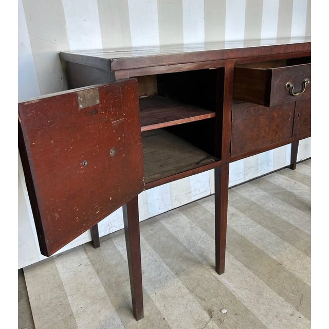 Early 19th Century Fine 19th Century American Federal Period Mahogany Sideboard For Sale - Image 5 of 6