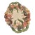 Vintage Mid-Century Modern Fitz & Floyd Oceana Seashell. Large Serving Platter For Sale
