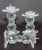Late 20th Century Vintage Swarovski Crystal Candle Holders Set of 3 Circa 1980 For Sale - Image 5 of 12