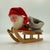 Vintage German Erzgebirge Pinecone Santa on Wooden Sled – Mid-Century Christmas Folk Art With Toy Train For Sale - Image 12 of 12
