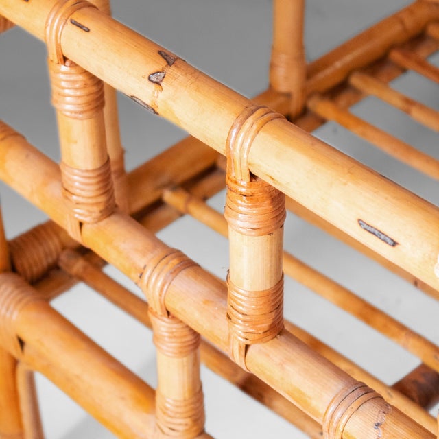 Italian Riviera Modern Bamboo and Rattan Sofa in the style of Vivai del Sud Style, 1970s For Sale - Image 17 of 18