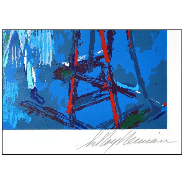 Abstract Expressionism 1990s Artist Self Portrait, LeRoy Neiman For Sale - Image 3 of 5