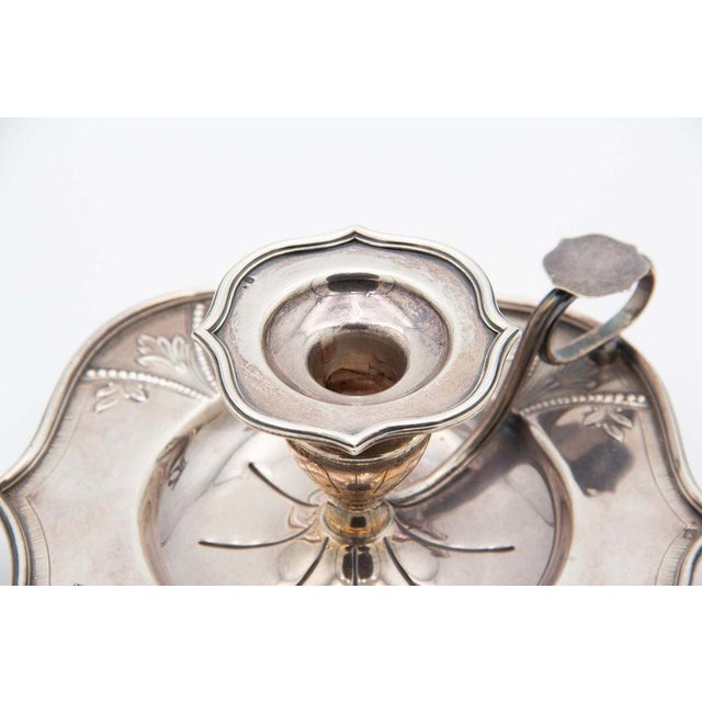 Silver Paddle with Leaf Reliefs, in Good conditions. Designed 1980 to 1989