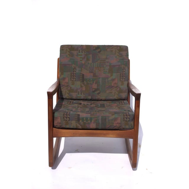 Mid-Century Modern 1960s Ole Wanscher for France & Søn Mid-Century Rocking Chair For Sale - Image 3 of 5