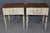 Pair 1970's Distressed Painted Venetian Style End Tables For Sale - Image 4 of 14