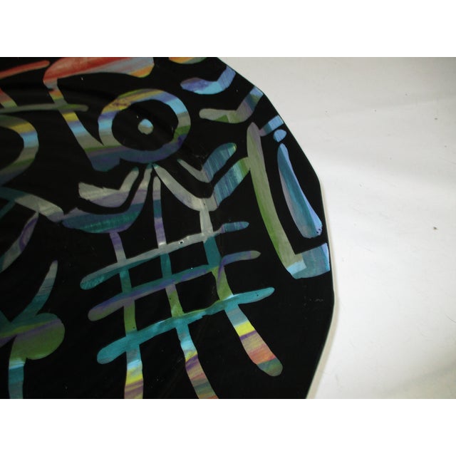 1980s Abstract Bird Pottery Abstract Wall Art Piece For Sale - Image 4 of 9