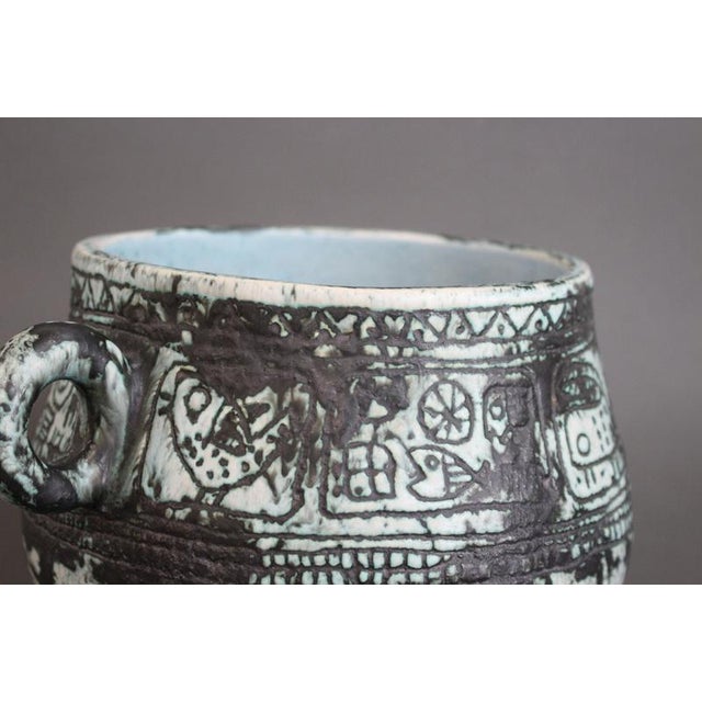 Vintage French Ceramic Pot by Jacques Blin, 1960s For Sale - Image 14 of 17