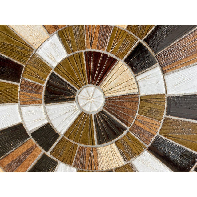1960s Ceramic Coffee Table by Roger Capron for Vallauris, 1960s For Sale - Image 5 of 9