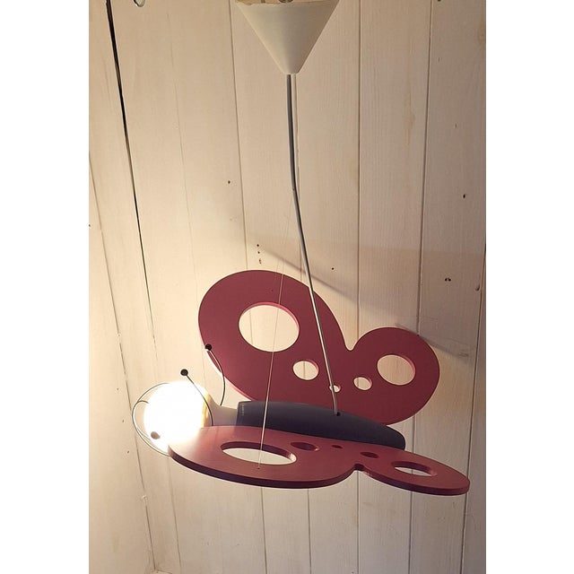 Plastic Vintage Childrens Room Ceiling Lamp from Trio-Leuchten, 1990s For Sale - Image 7 of 10