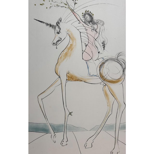 ARTIST: Salvador Dali TITLE: Licone et Gangaride MEDIUM: Etching SIGNED: Hand Signed by Salvador Dali EDITION NUMBER:...