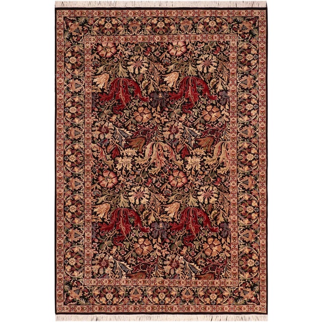 Art Nouveau 1990's William Morris Hand Knotted Wool Rug For Sale - Image 9 of 9
