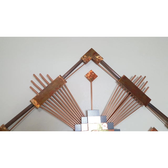 Copper Metal Wall Art For Sale - Image 4 of 7