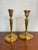 Traditional Mid 20th Century Pair of Polished Mottahedeh Brass Candlesticks For Sale - Image 3 of 4