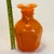 Mid-Century Tangerine Hand-Blown Murano Glass Vases - a Pair For Sale - Image 11 of 12