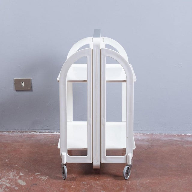 1960s Vintage Food Trolley from Guzzini For Sale - Image 5 of 18