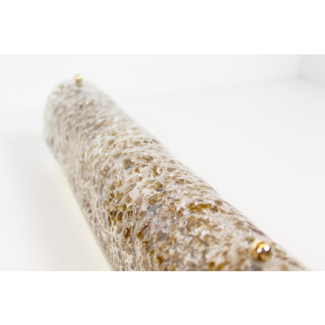 Vintage Murano Glass Tube Wall Lamps from Hillebrand, 1970s, Set of 2 For Sale - Image 3 of 13