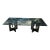 Oversized Contemporary Sculptural Steel & Thick Glass Dining or Conference Table, 8’ For Sale