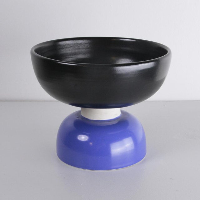 Bitossi Small Ceramic Bowl by Ettore Sottsass for Bitossi, 1990s For Sale - Image 4 of 11