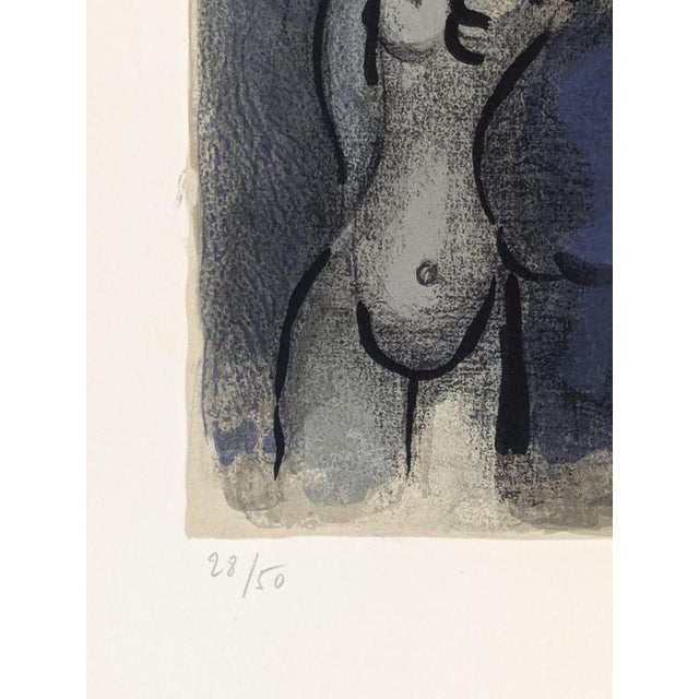 Marc Chagall, Rahab and the Spies of Jericho, 1960, Lithograph For Sale - Image 4 of 5