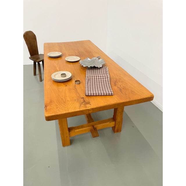 Vintage Elm Farm Table, 1950s For Sale - Image 16 of 18