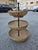Brown Large Fountain Fruit Bowl with Straw Baskets, Italy, 1970s For Sale - Image 8 of 9