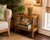 Bring timeless coastal charm to your home with this vintage bamboo two-tier side table. Crafted with a beautifully aged...