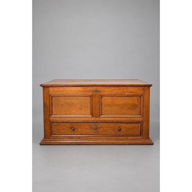Storage Chest in Oak with Lower Drawer For Sale - Image 5 of 5