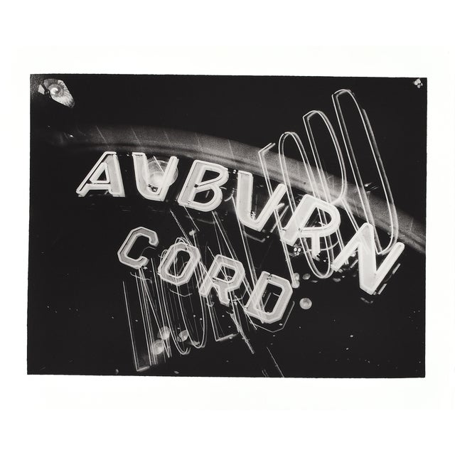 L. E. Berka, Auburn Cord - Lincoln Ford, 1930, Signed Gelatin Silver Print For Sale - Image 7 of 7