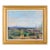 Swedish Vintage Oil Painting, Autumnal View of Stockholm For Sale