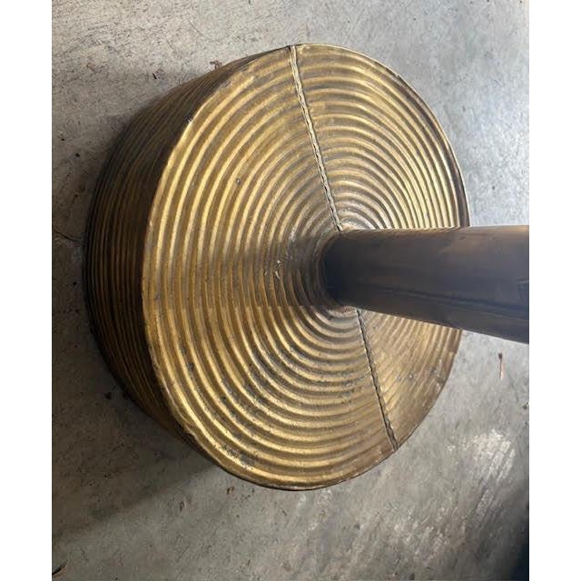 1970s Hollywood Regency Brass Banana Tree Sculpture Attributed to Maison Jansen For Sale - Image 13 of 14