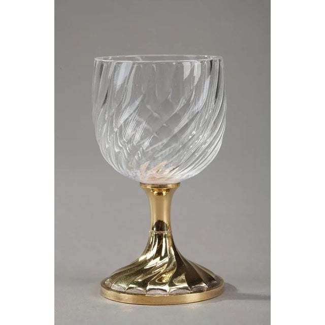 Crystal Beverage Service by Maison Boin-Taburet, Set of 9 For Sale - Image 11 of 18