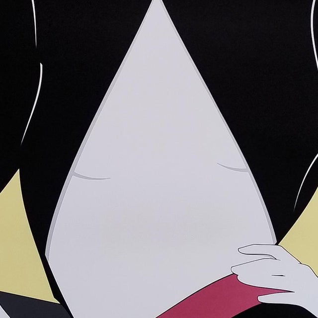 Open Jacket Art Poster by Patrick Nagel, 1990 For Sale - Image 4 of 7