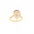 Metal 14k Gold & High Set Pear Cut Amethyst Cocktail Ring For Sale - Image 7 of 10