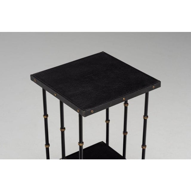Revolving Side Table by Jacques Adnet, France, 1950s For Sale - Image 4 of 18