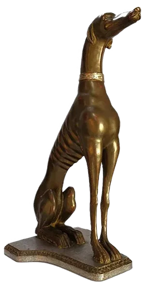 Greyhound Dog Sculpture, Italy, 1900s
